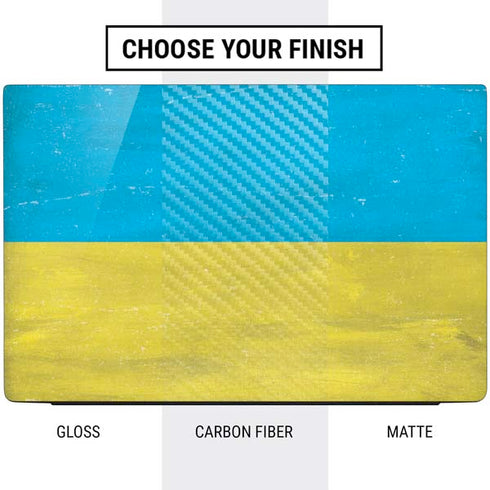 Ukraine Flag Distressed Dell Vostro Skin